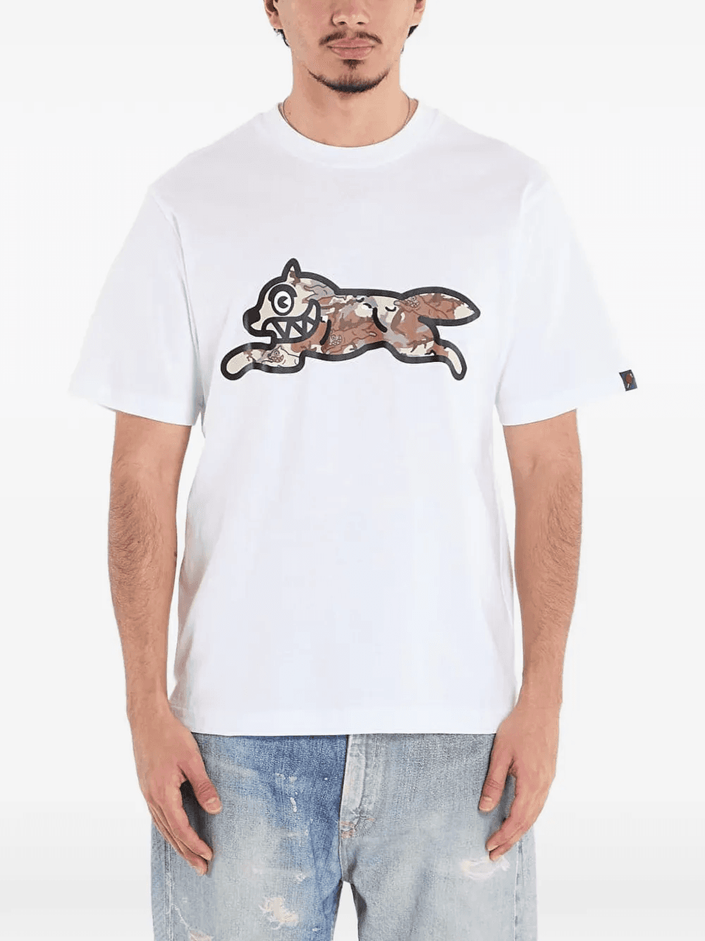 running dog graphic T-shirt - Image 1