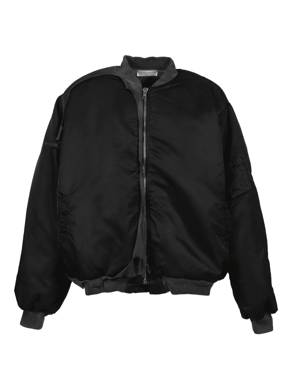 distressed bomber jacket - Image 1