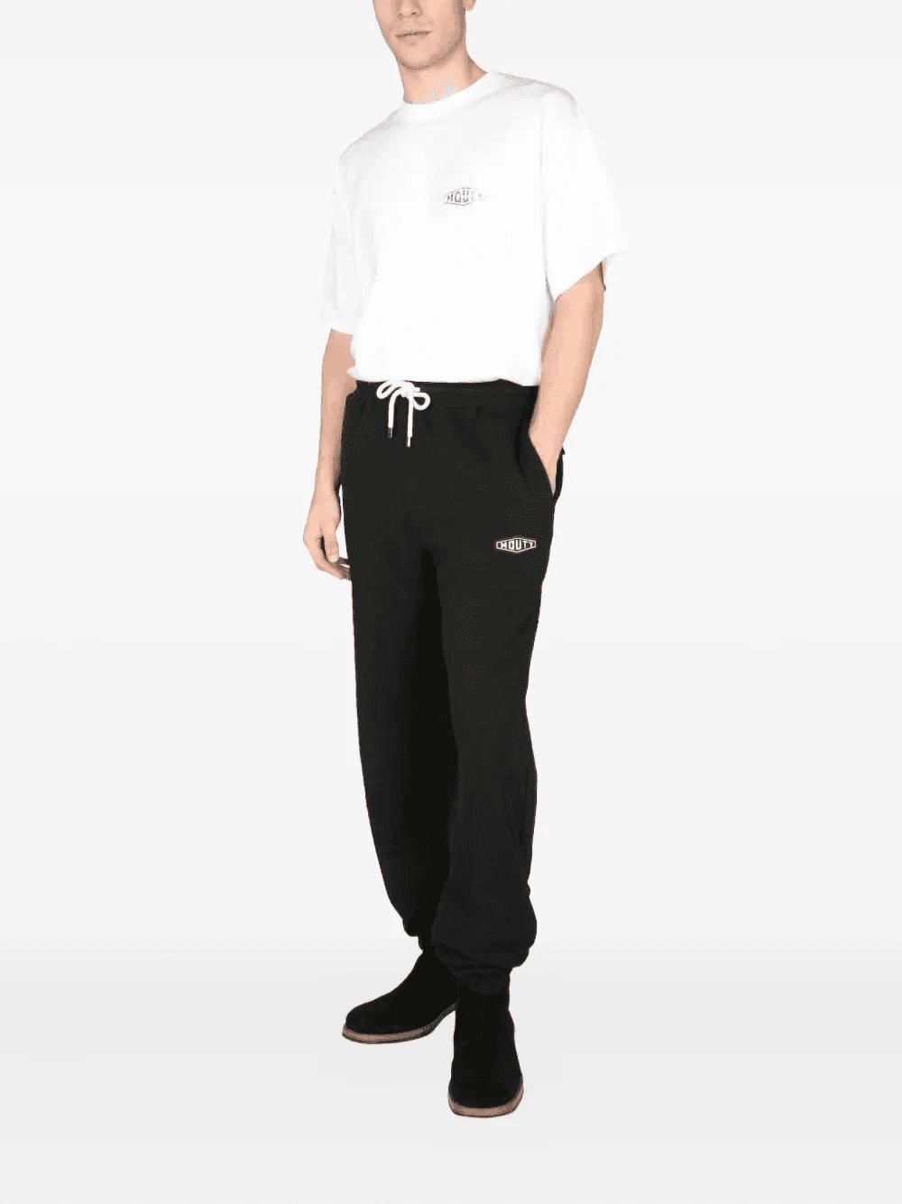 logo-patch track pants - Image 1