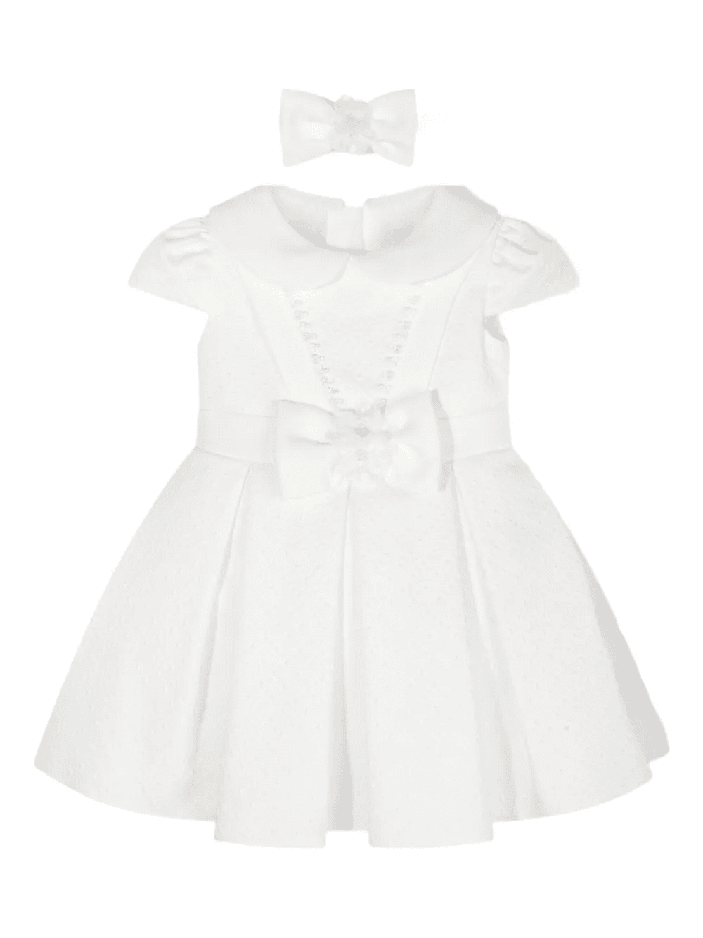 embellished bow party dress - Image 1