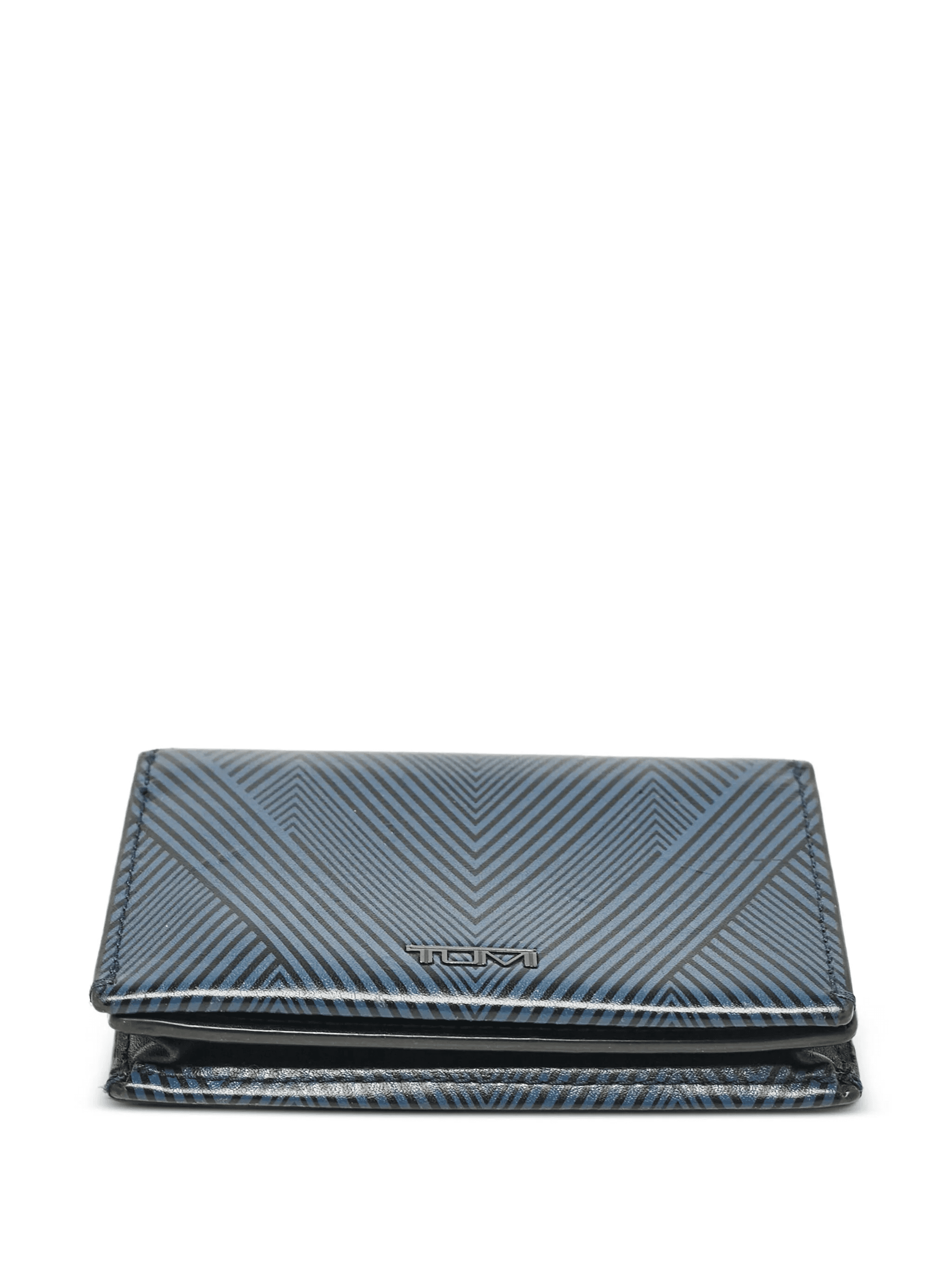 chevron leather cardholder - Image 1