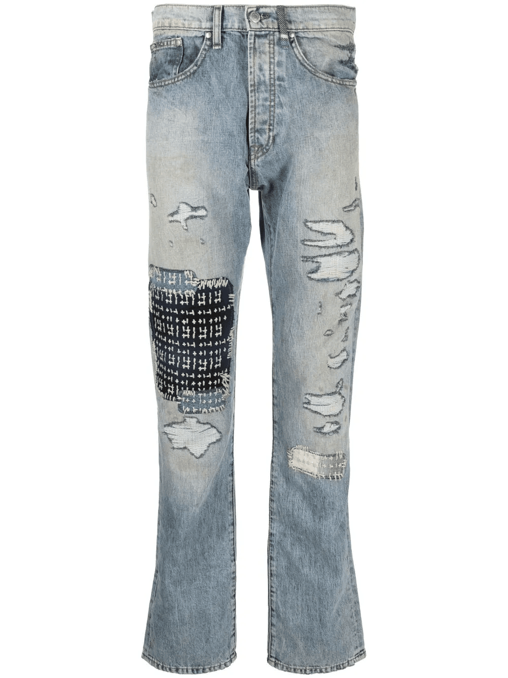distressed-effect jeans - Image 1