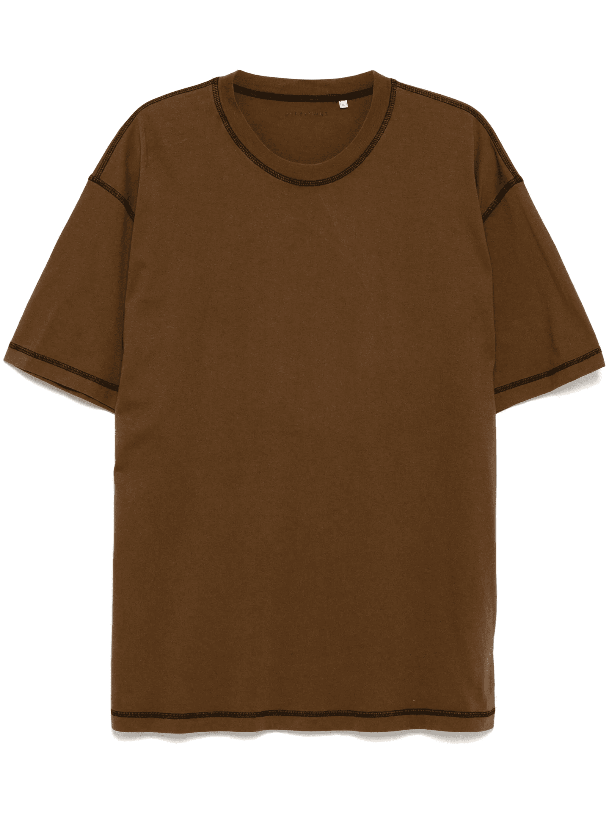 contrast-stitching T-shirt - Image 1