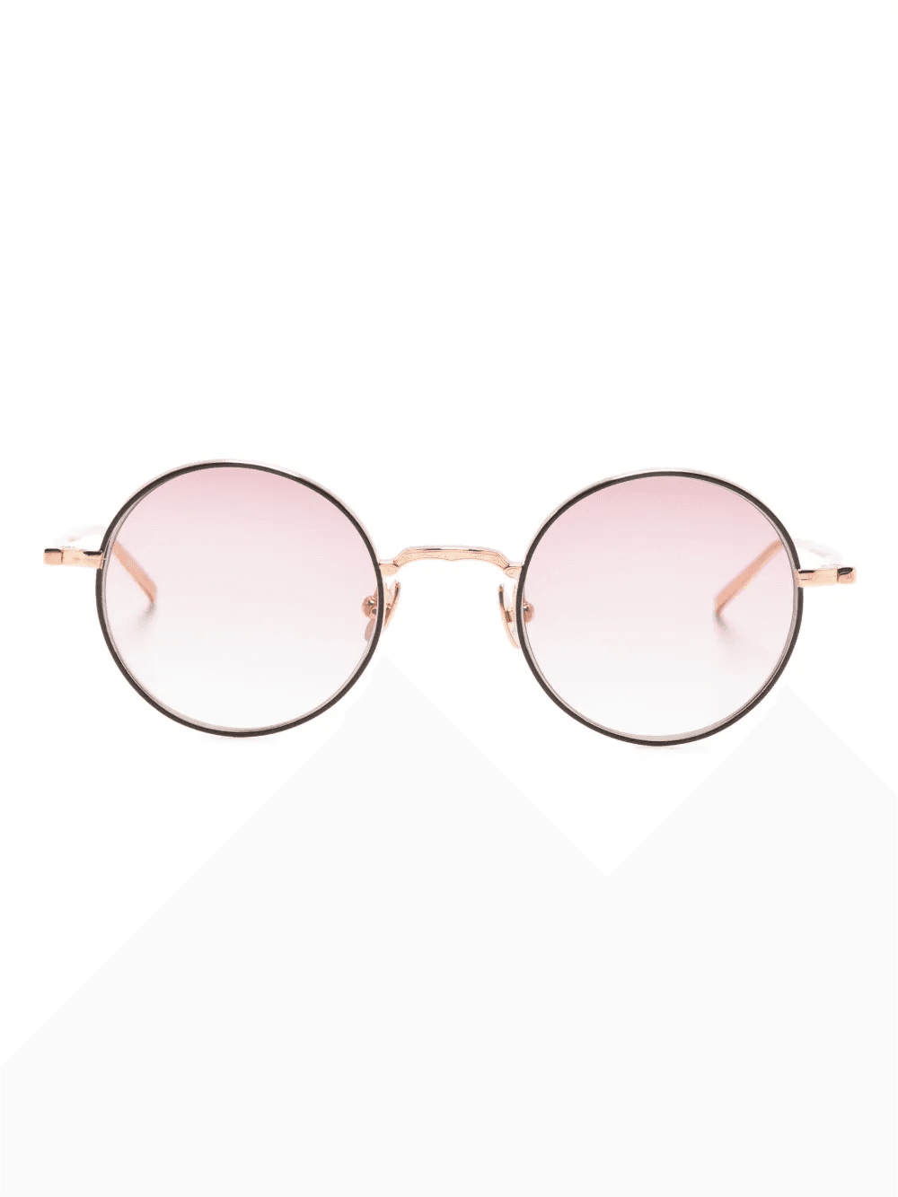 gradient round-frame sunglasses - Image 1