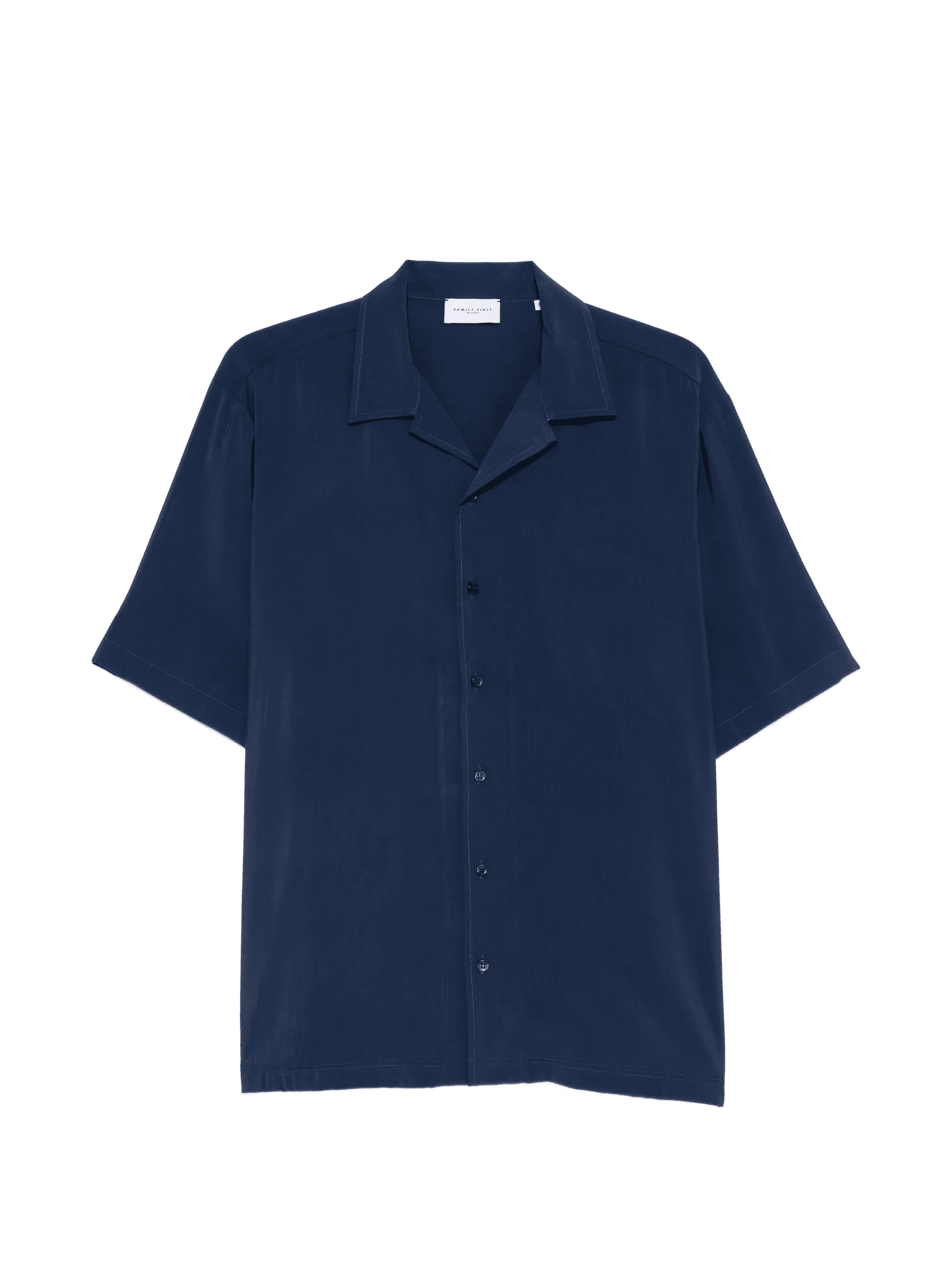 revere-collar button-fastening shirt - Image 1