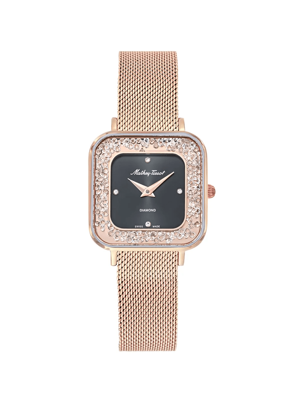 Gemina crystal-embellished 28mm watch - Image 1