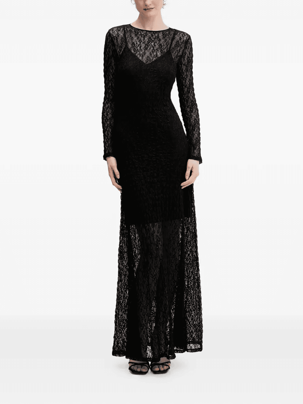 Nulietta long-sleeved laced maxi dress - Image 1