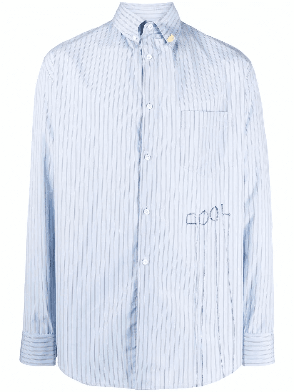 striped cotton shirt - Image 1