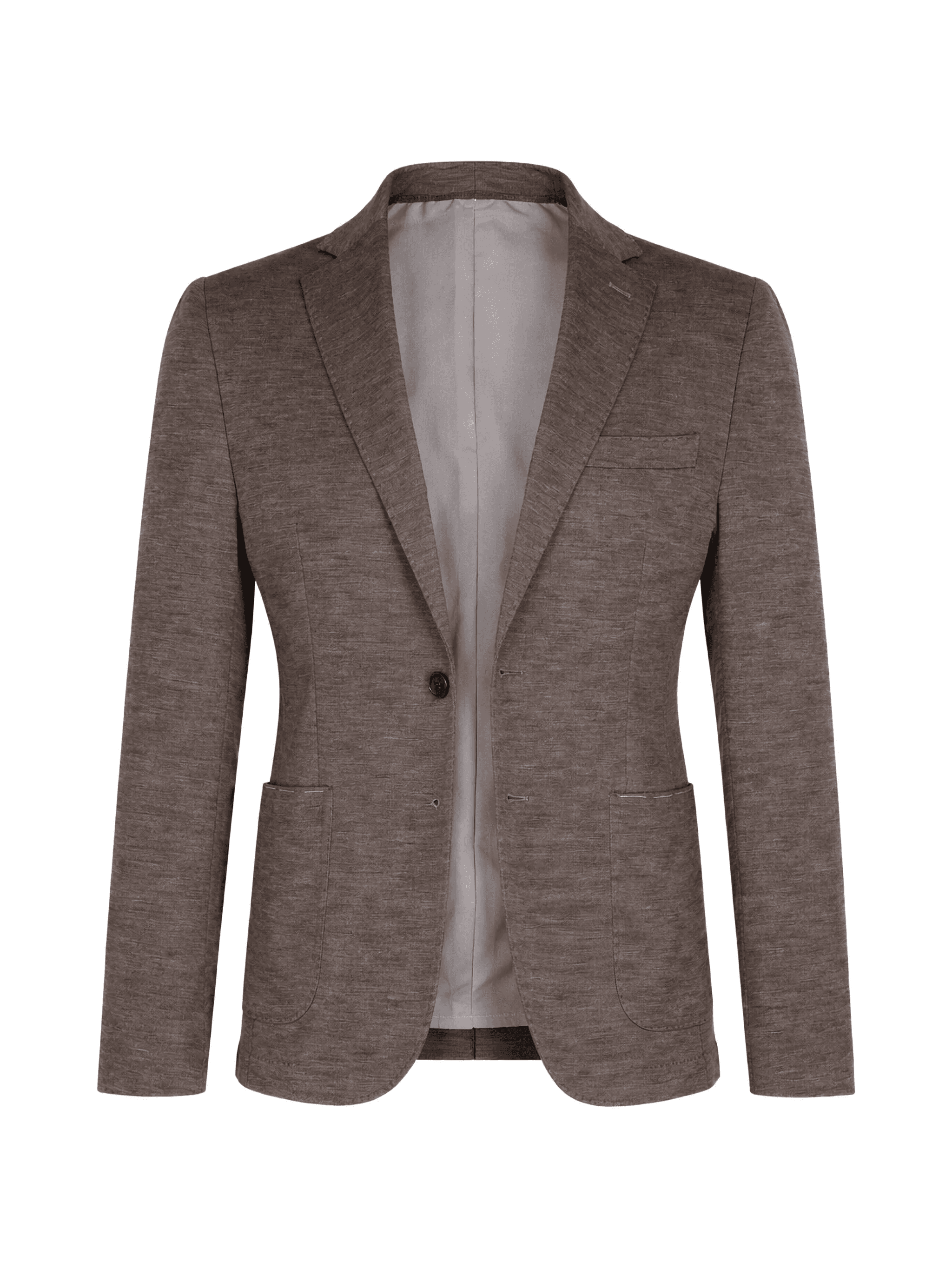long-sleeve single-breasted blazer - Image 1