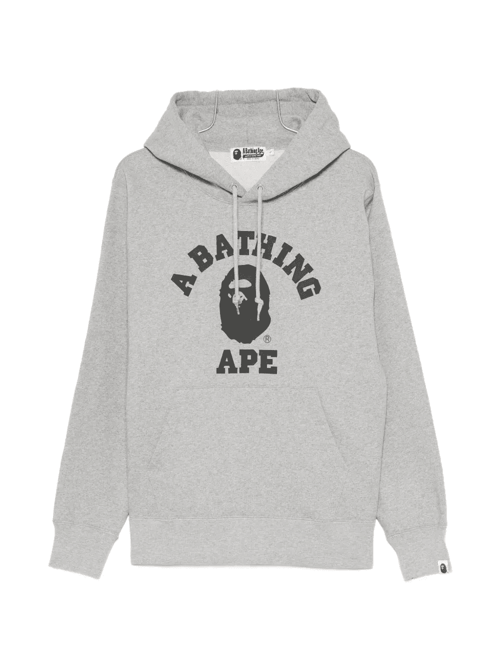 logo-print drawstring hoodie - Image 1