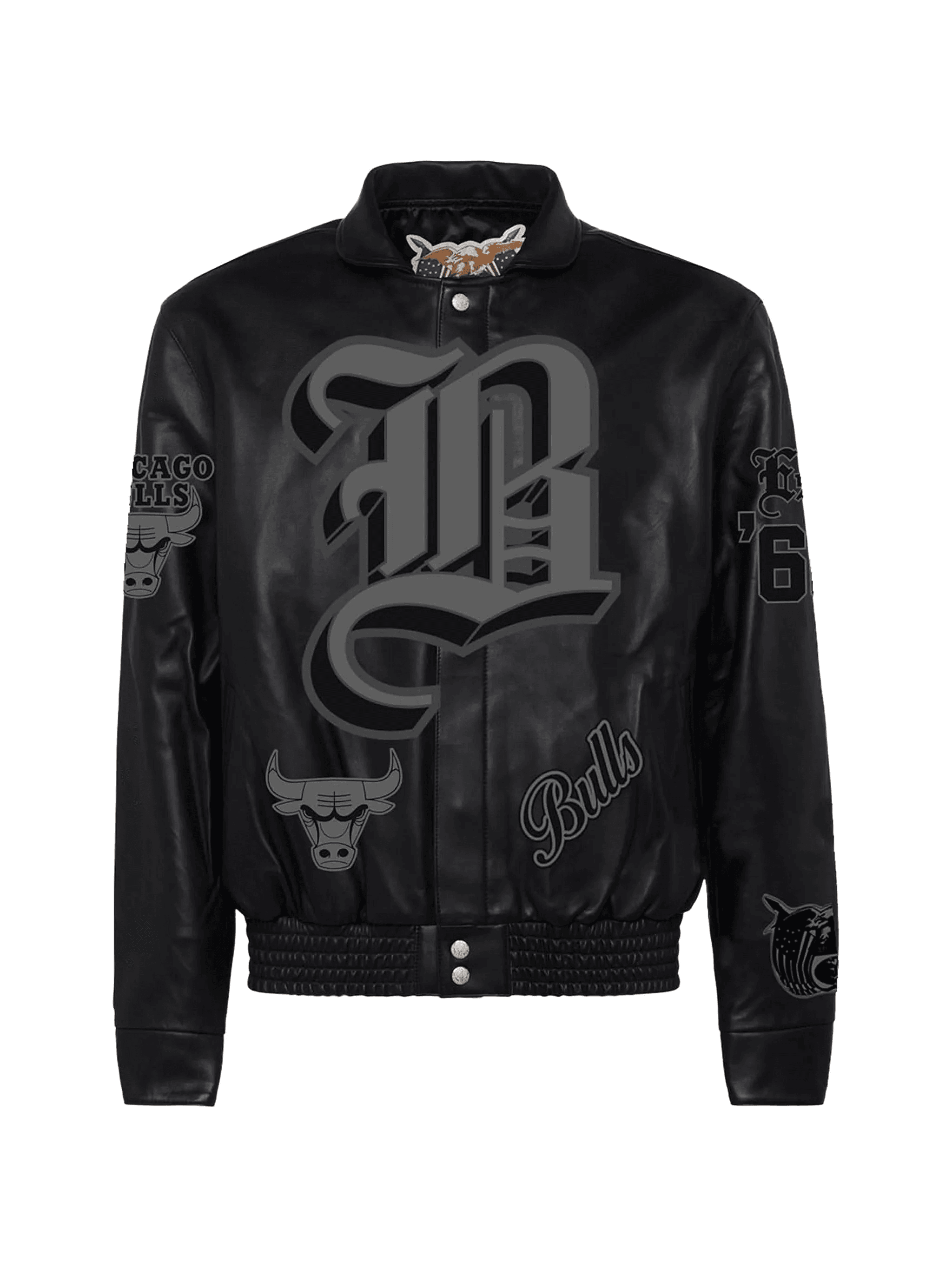 chicago bulls varsity bomber jacket - Image 1
