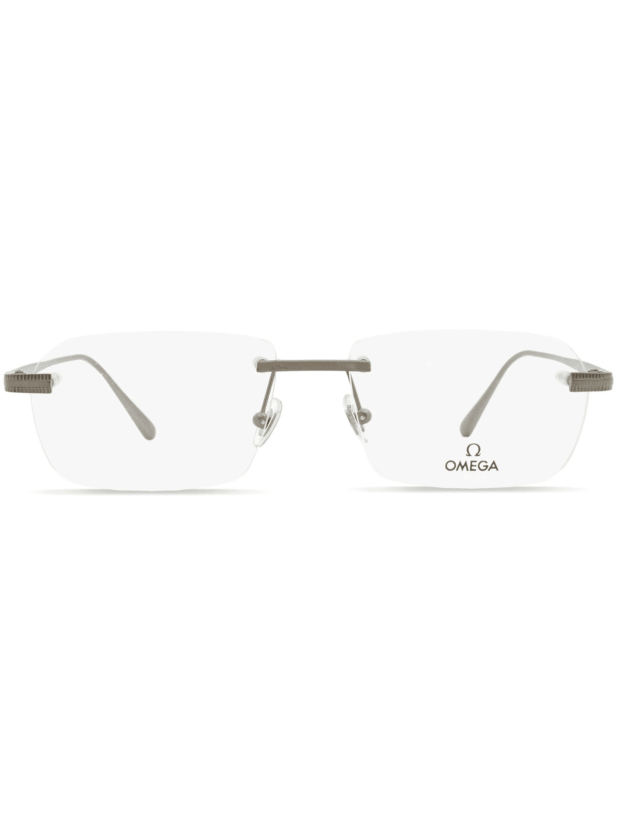 OM5015 rimless-lens rectangle-frame glasses - Image 1