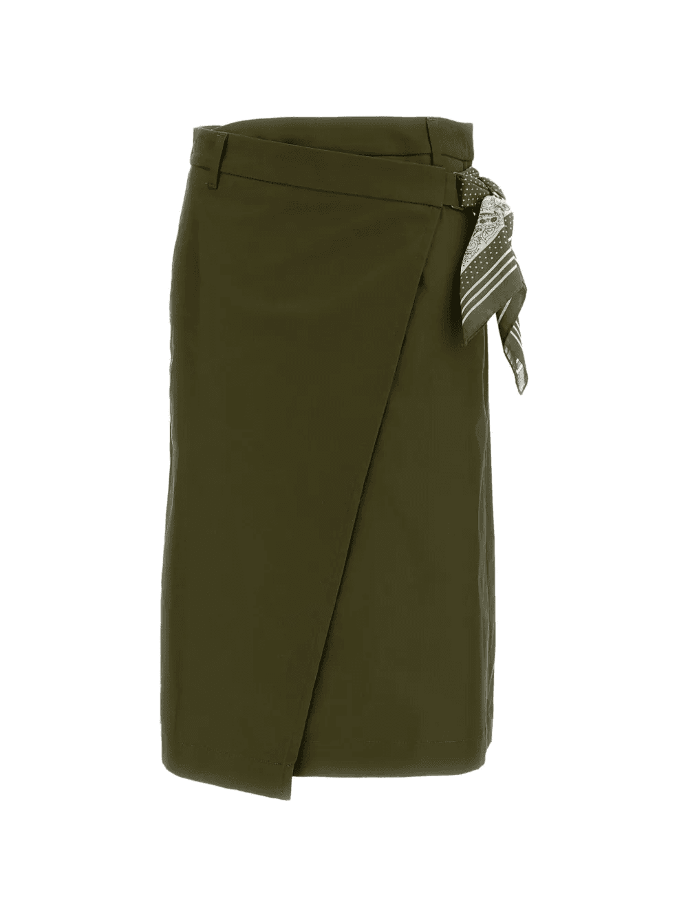 scarf-tie wrap skirt - Image 1