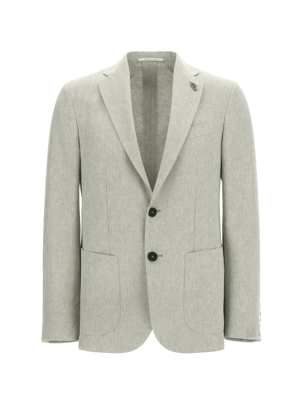 Brera chevron-pattern blazer - Image 1