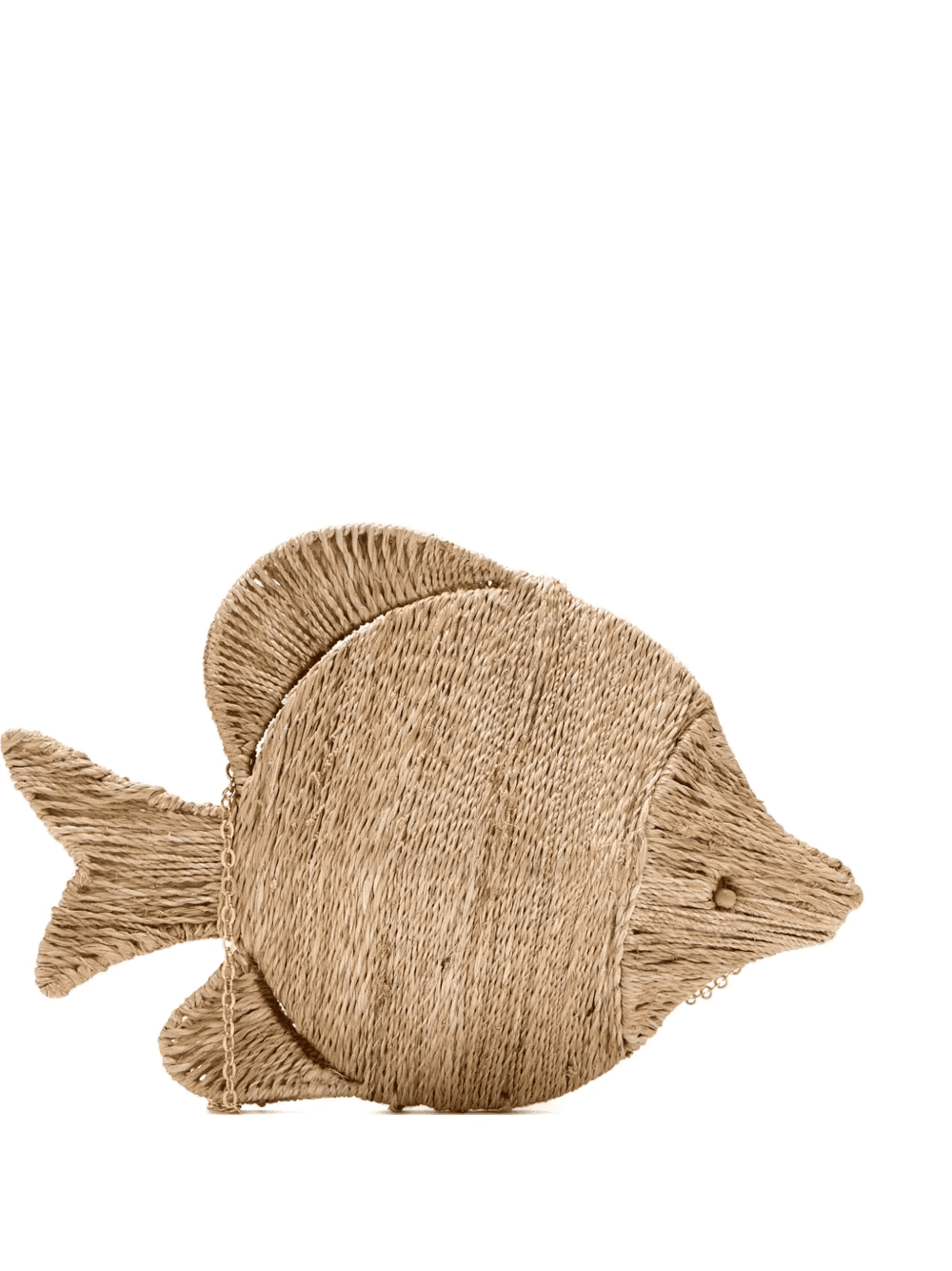 fish-shaped woven clutch - Image 1