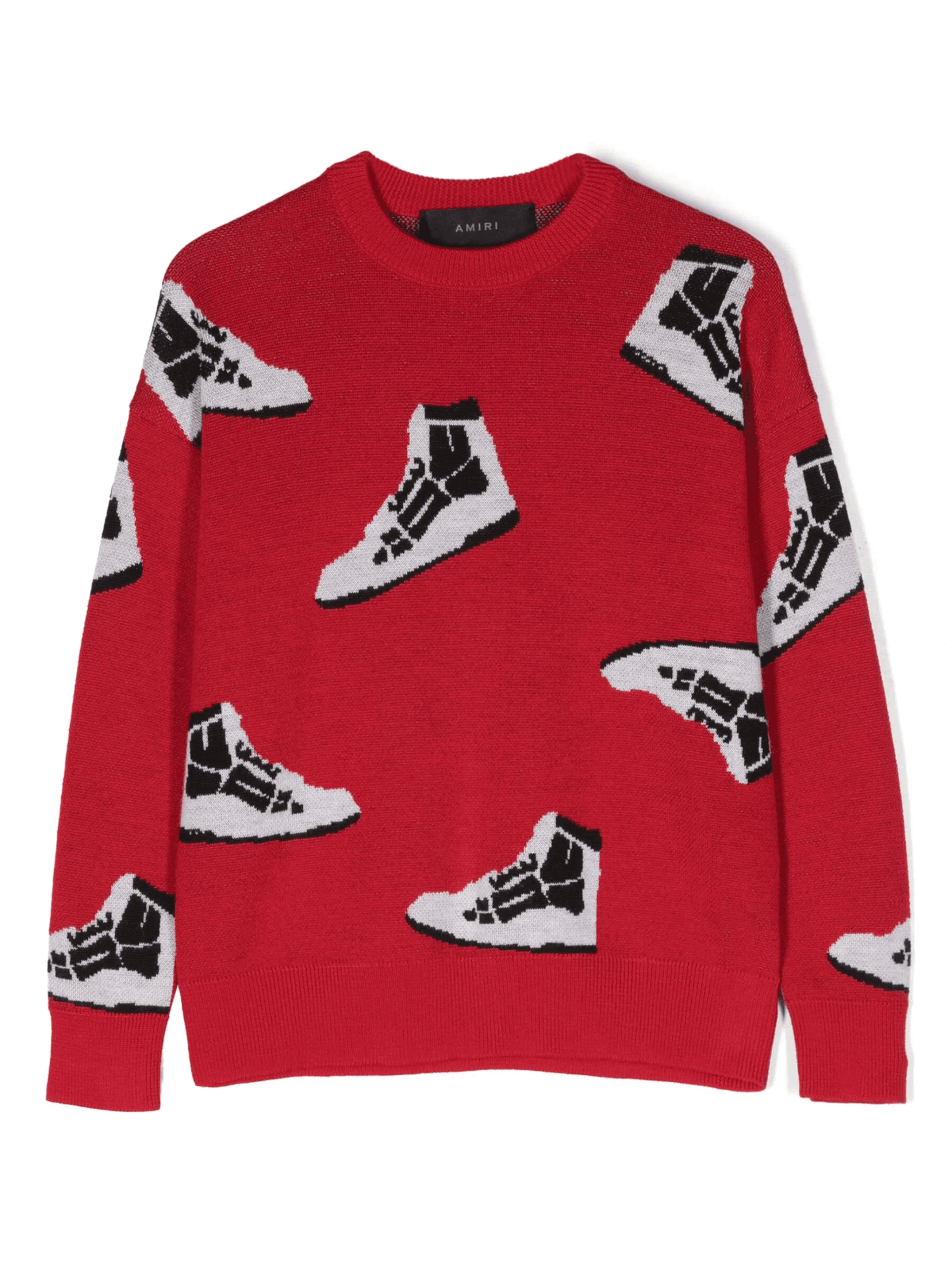 patterned intarsia-knit wool sweater - Image 1