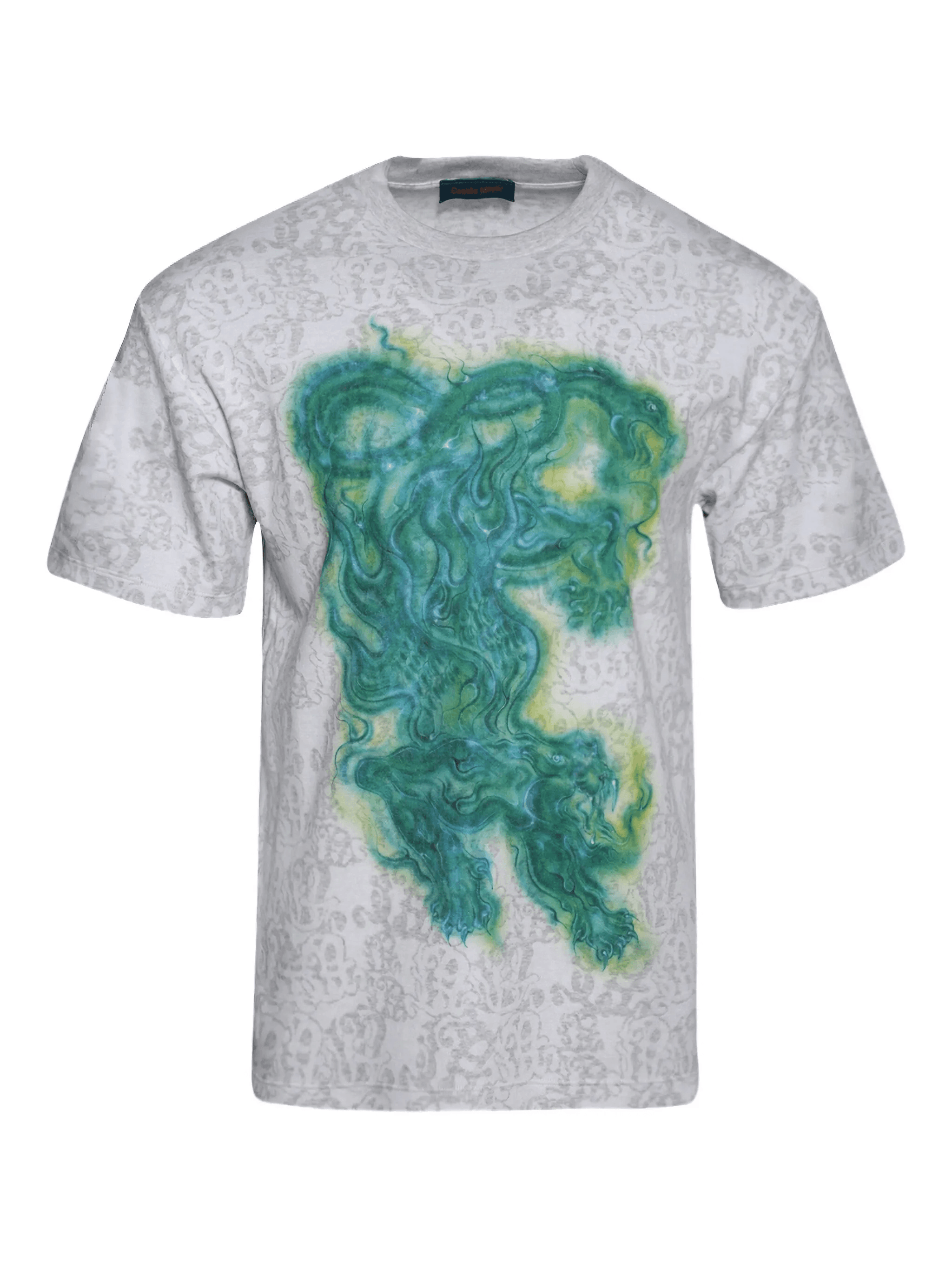 tiger-print T-shirt - Image 1