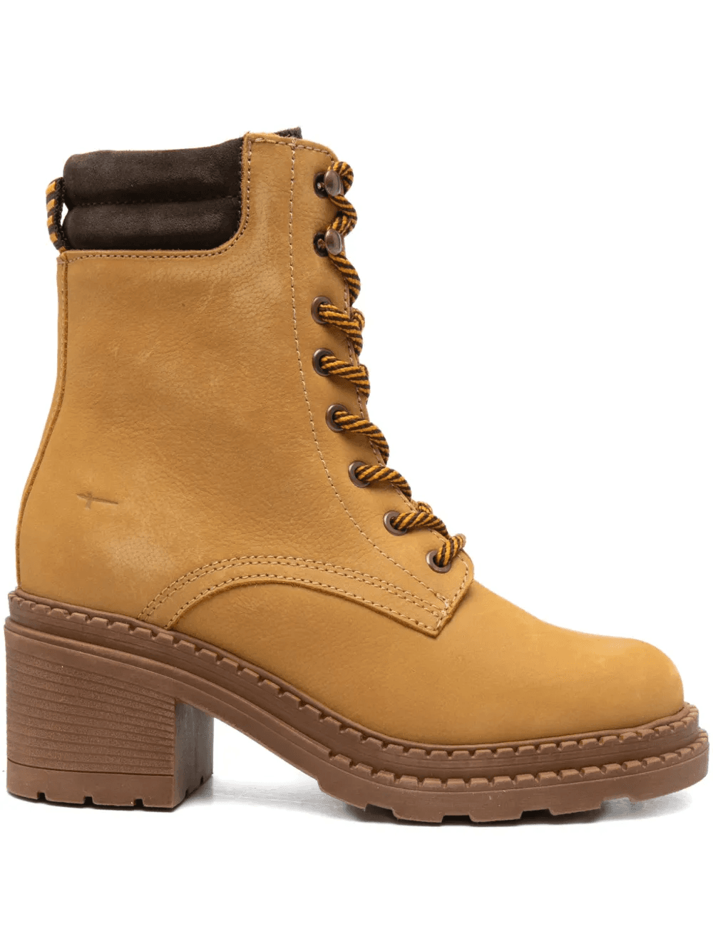 70mm leather block-heel boots - Image 1