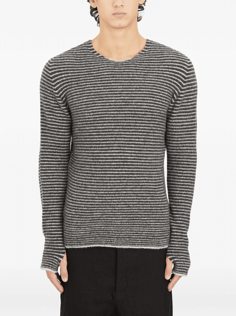 striped wool sweater - Image 1