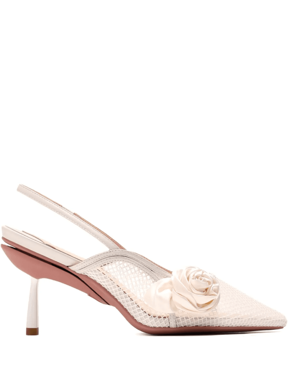95mm Blossom rose-detail pumps - Image 1