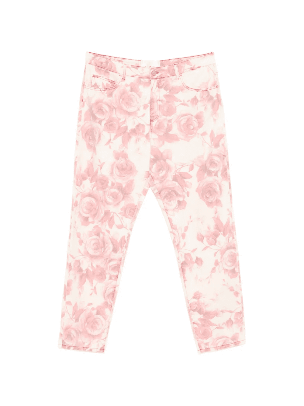 floral-print jeans - Image 1