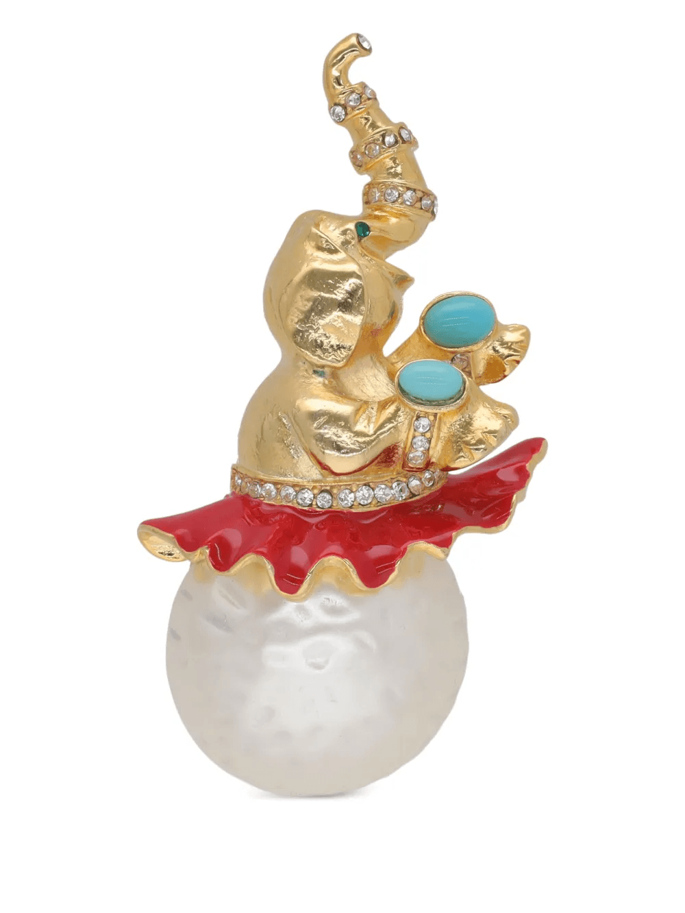 pre-owned Juggling Elephant brooch - Image 1