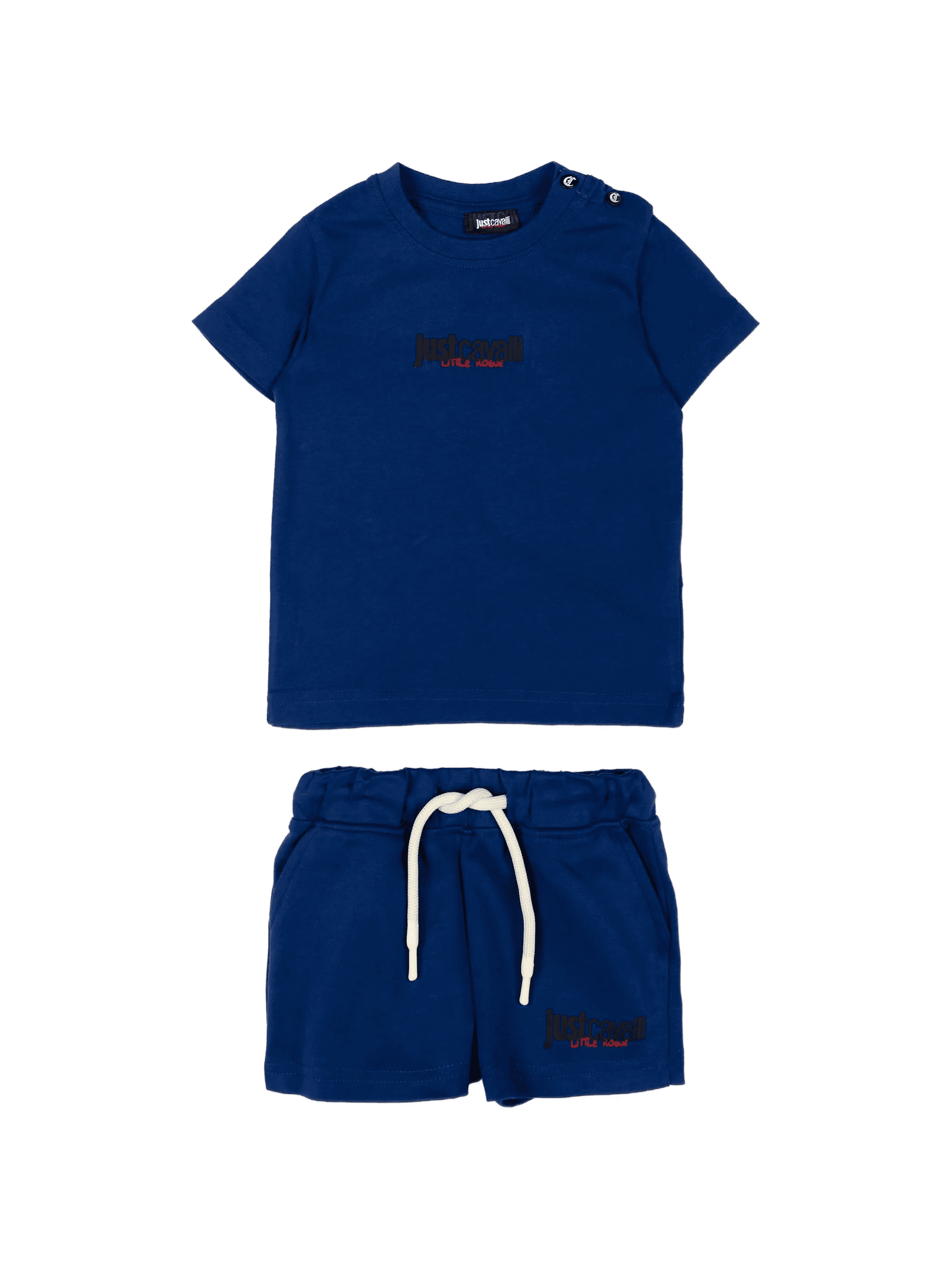 logo-print shorts set - Image 1