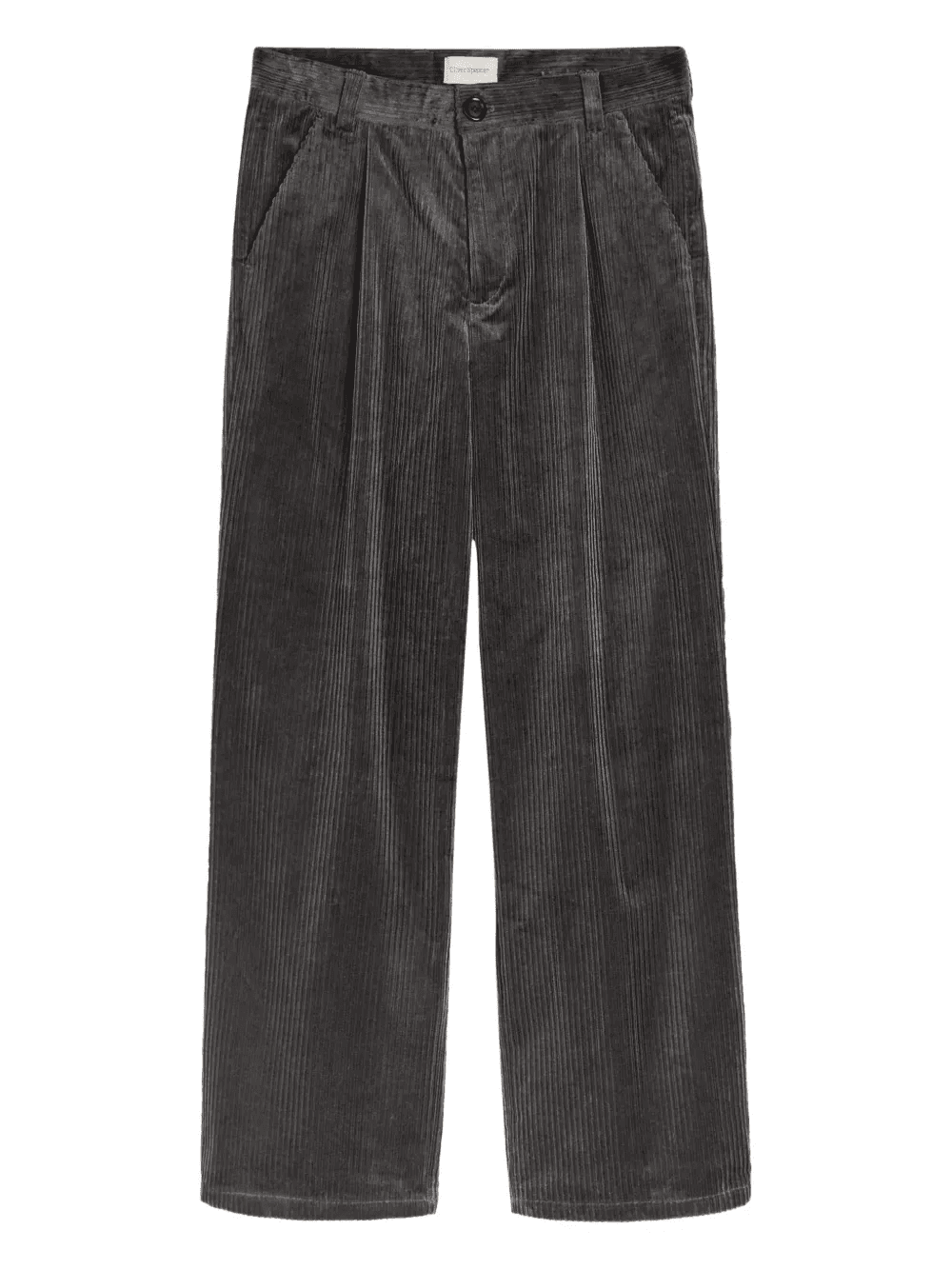 pleated corduroy trousers - Image 1