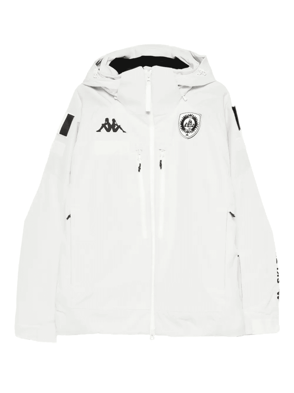 logo-hooded ski jacket - Image 1