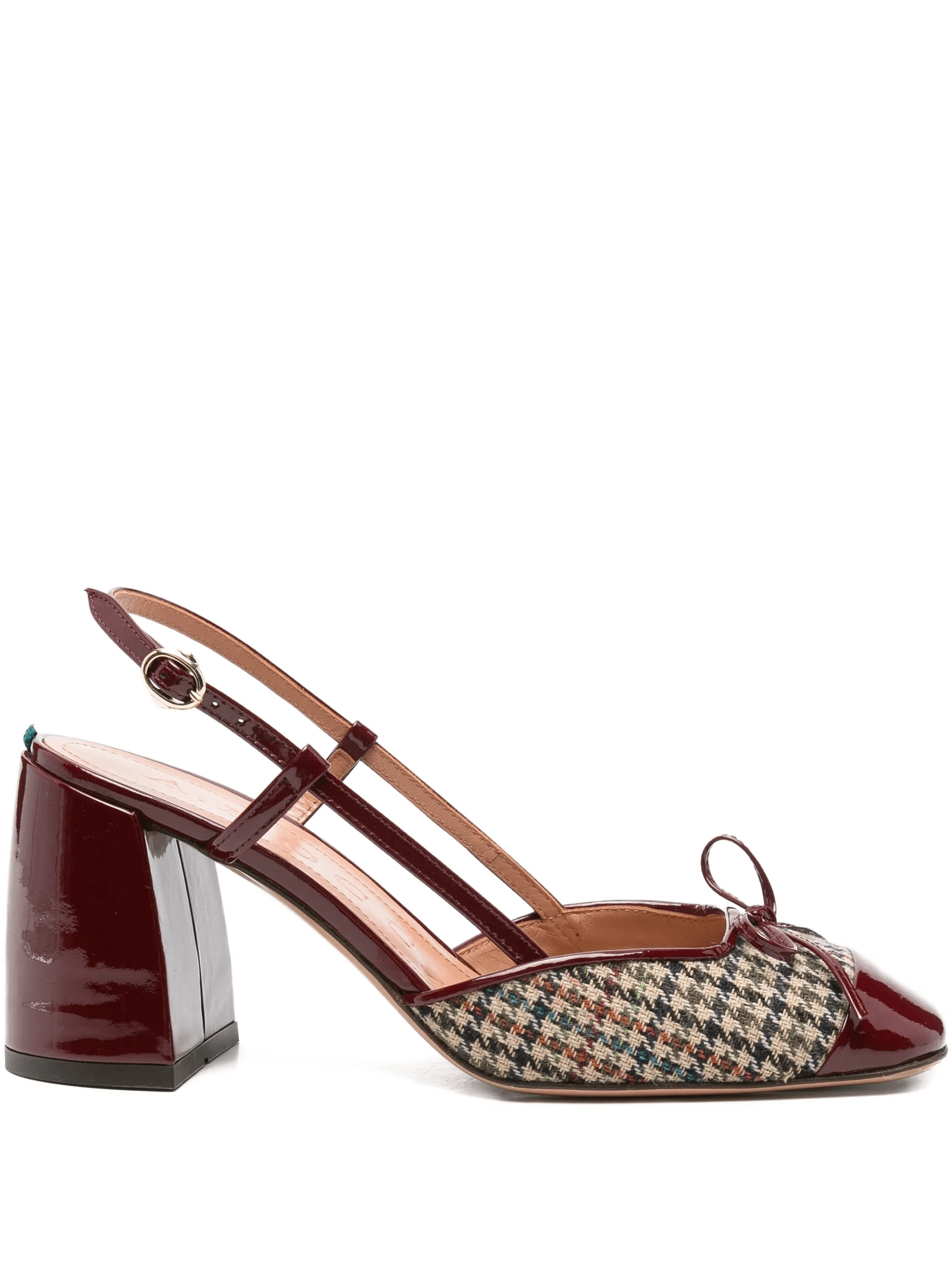 houndstooth-bow pumps - Image 1