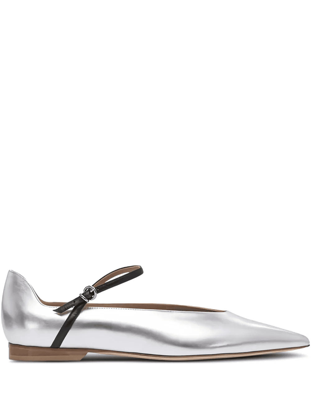 Théa pointed-toe leather flats - Image 1