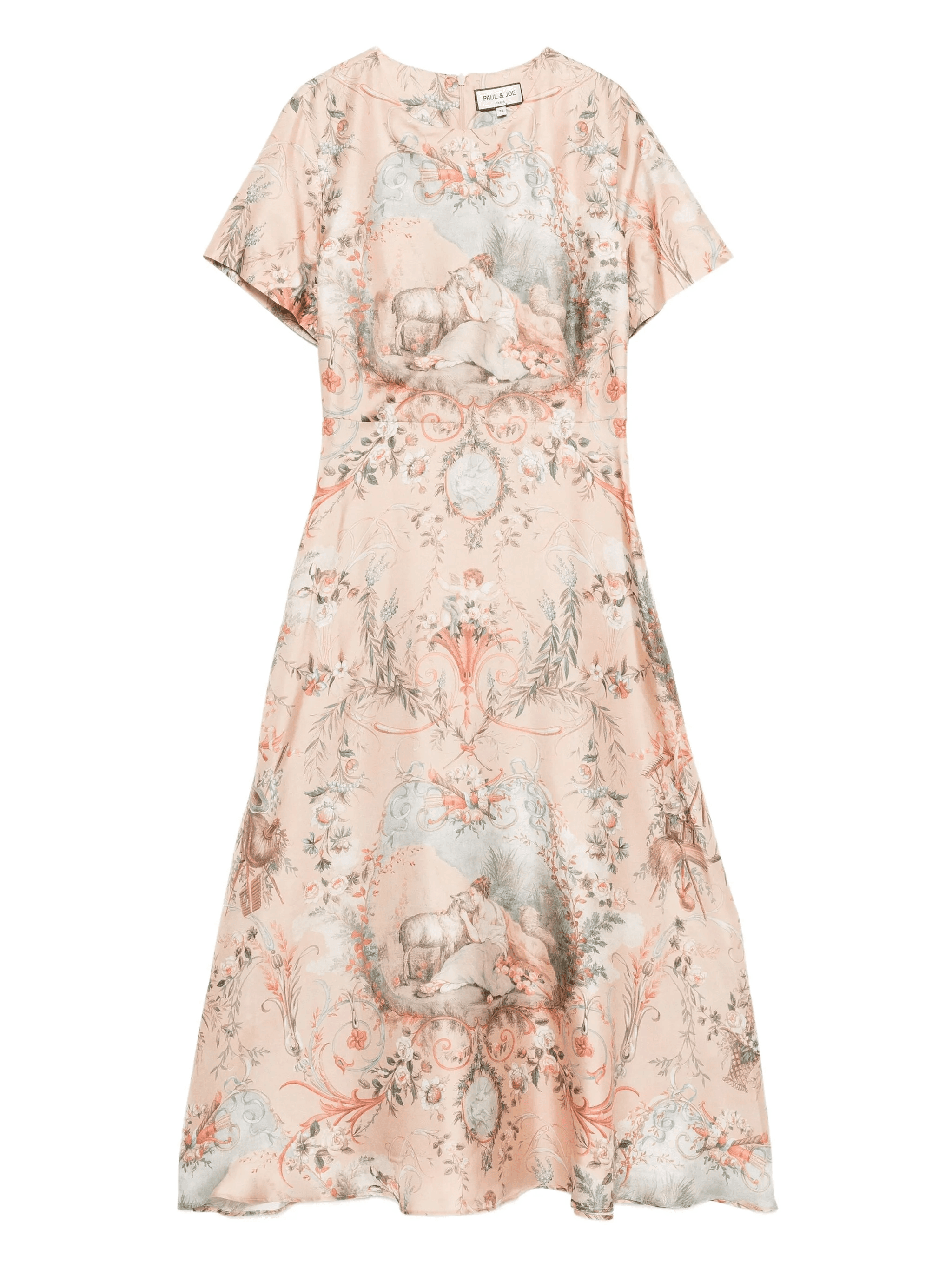 floral-print mini dress - Image 1