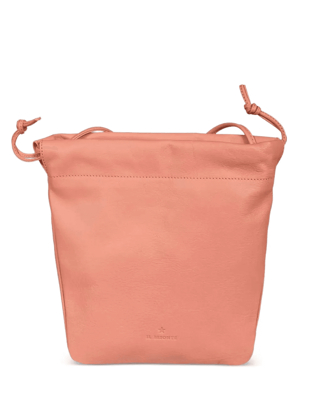 drawstring leather bucket bag - Image 1