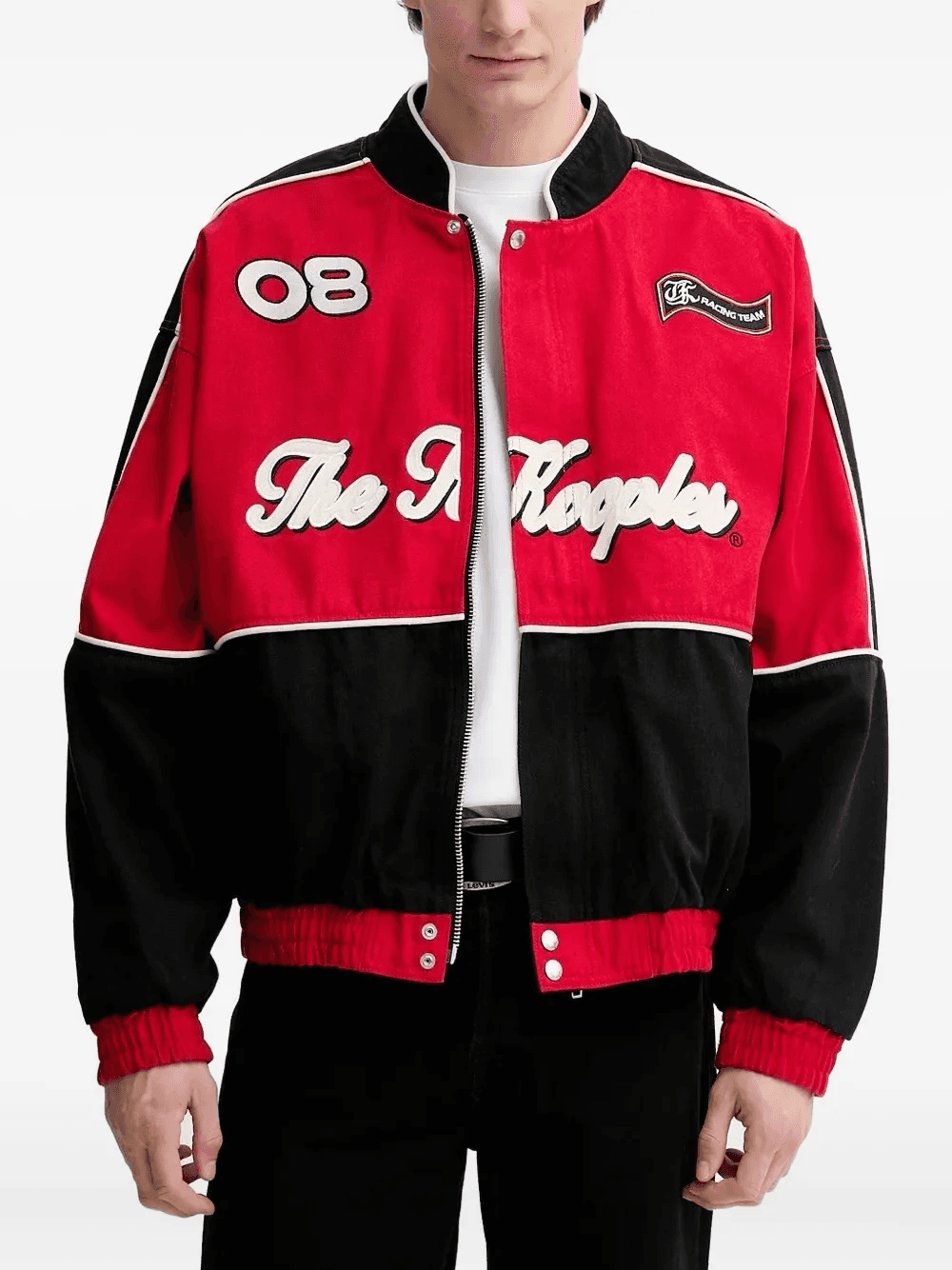 racing-number panelled jacket - Image 1