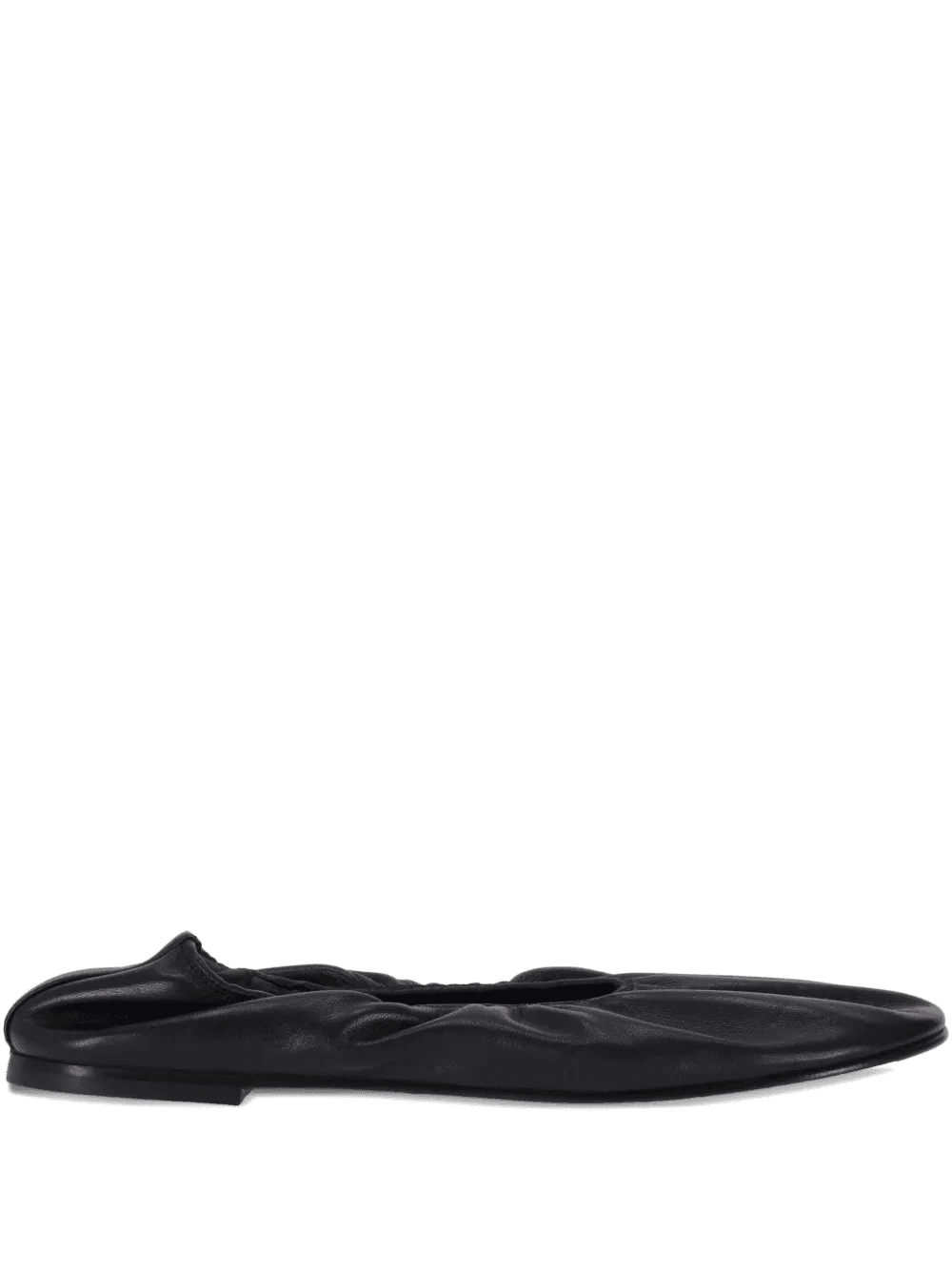 scrunch-effect ballet flats - Image 1