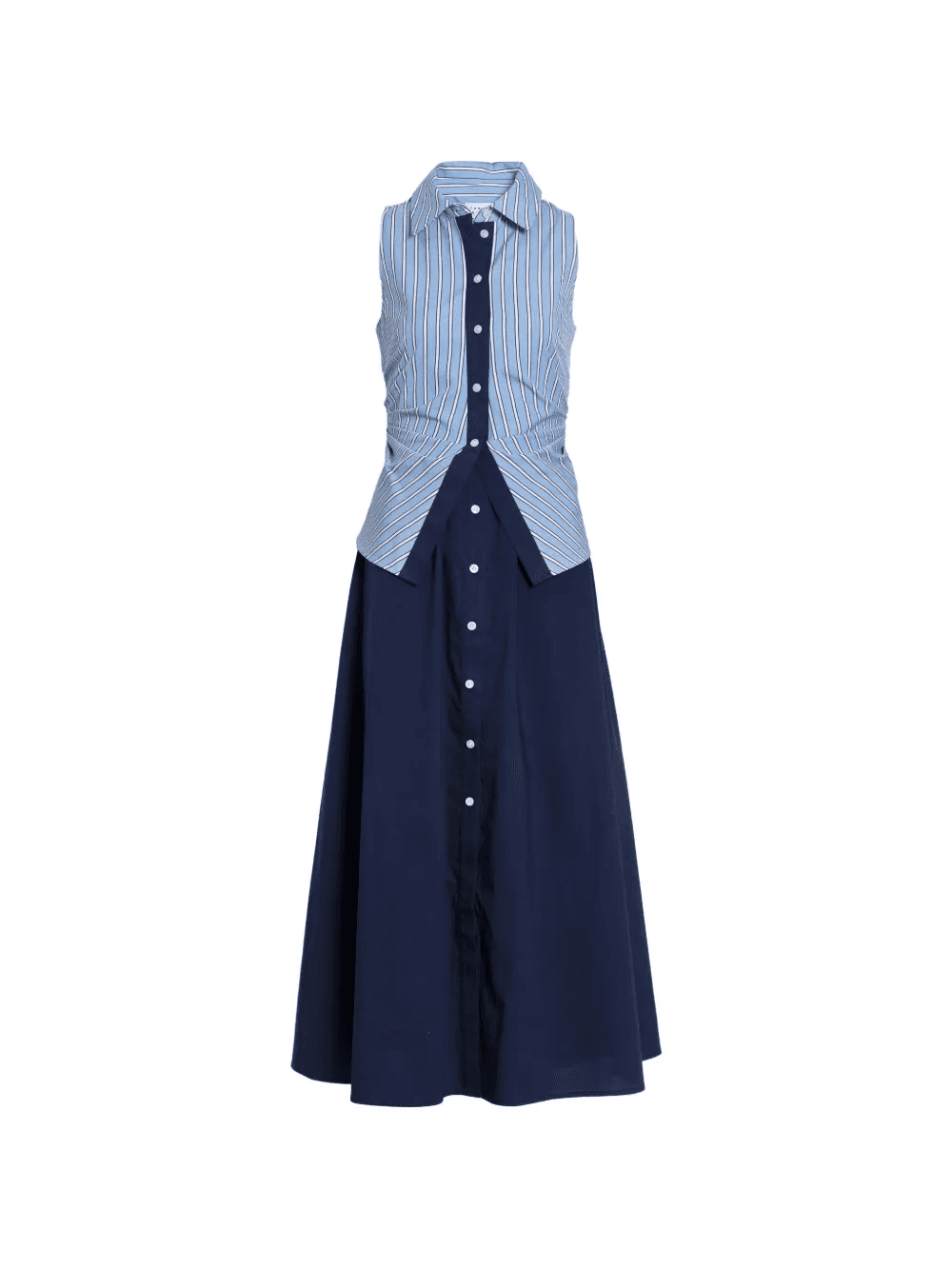 Hannah striped midi dress - Image 1