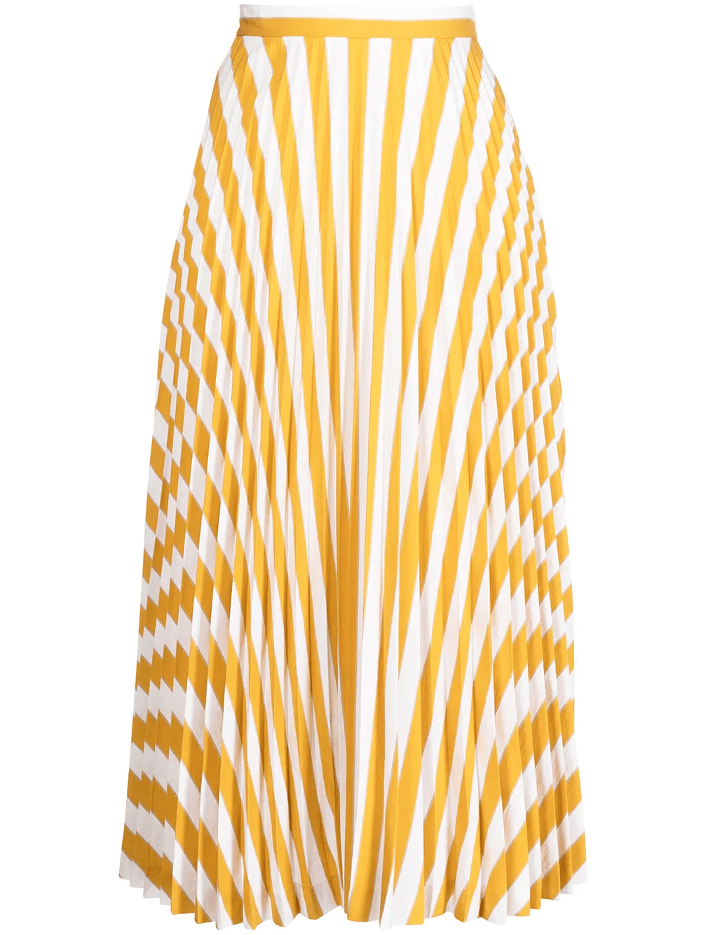 2018 striped pleated skirt - Image 1