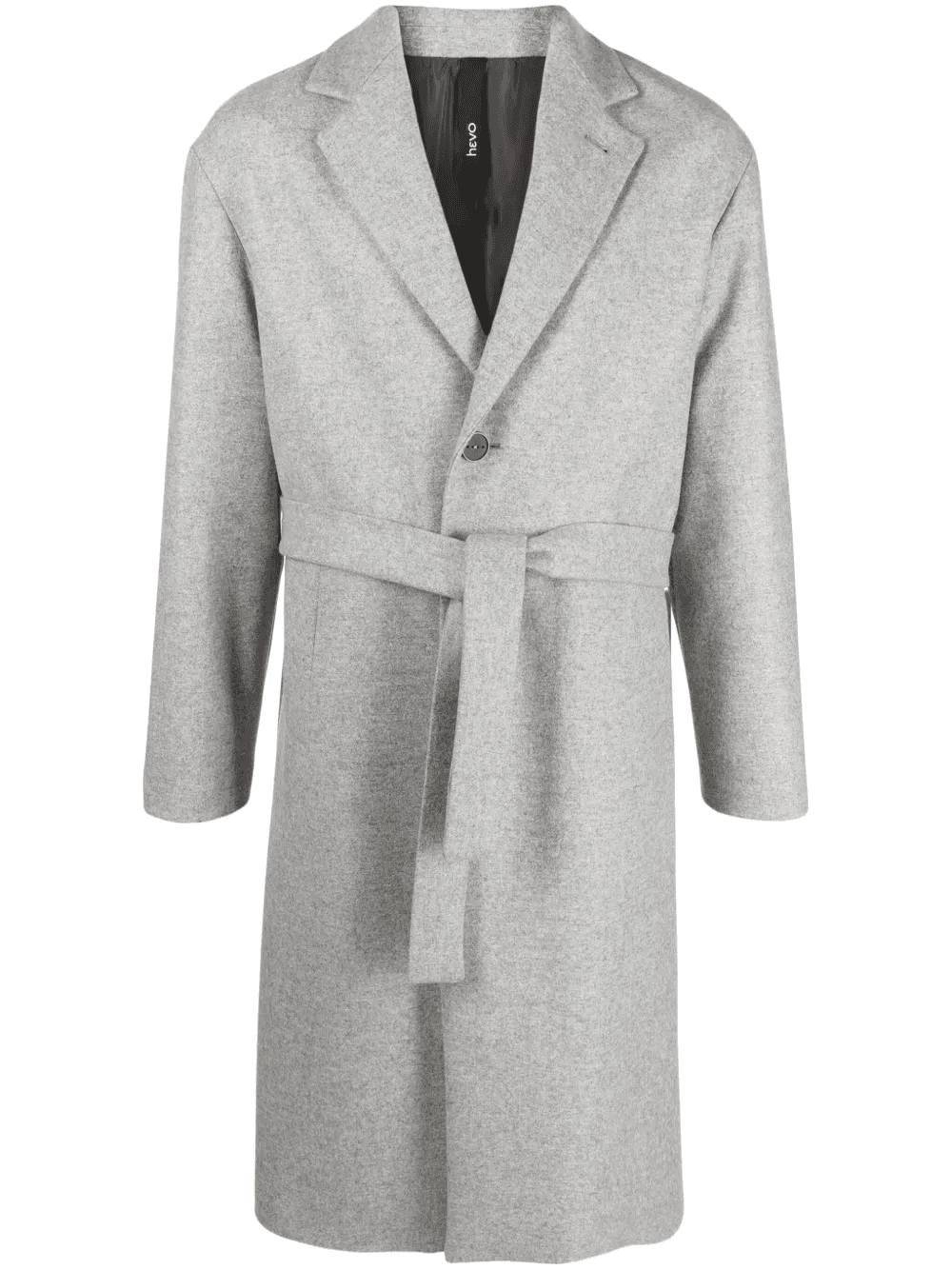 Cisternino belted single-breasted coat - Image 1