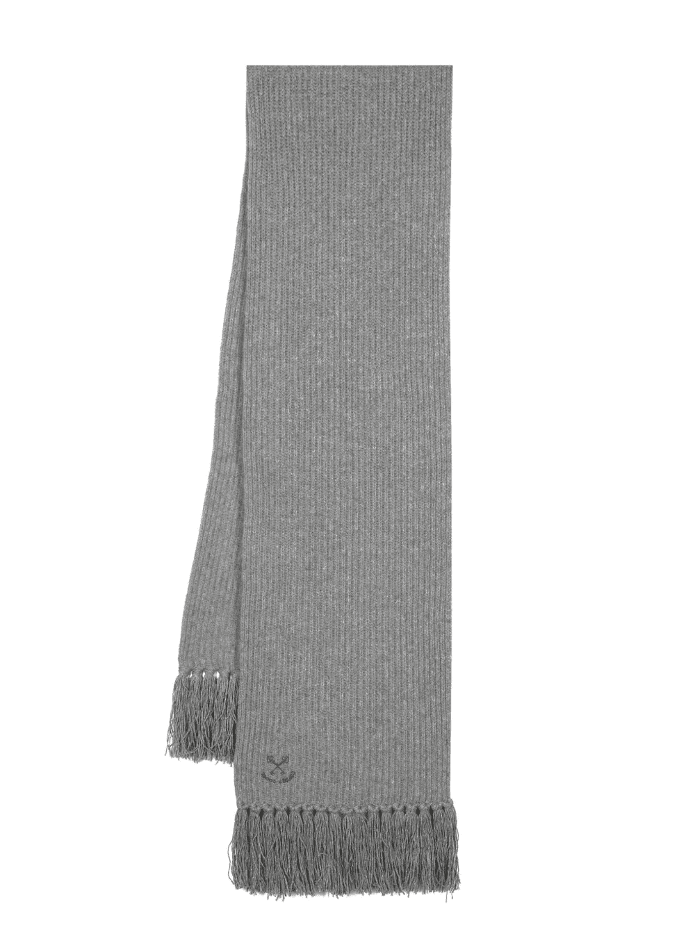 ribbed-knit wool scarf - Image 1