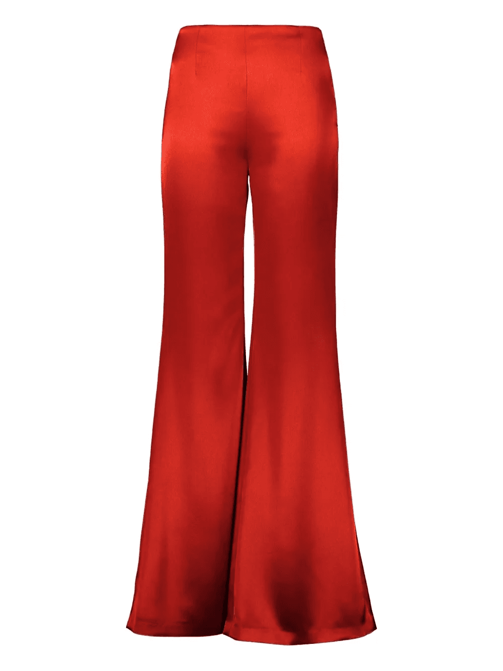 satin flared trousers - Image 1
