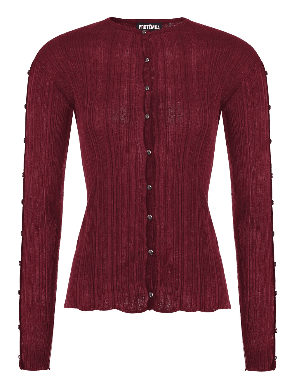 Touch ribbed cardigan - Image 1