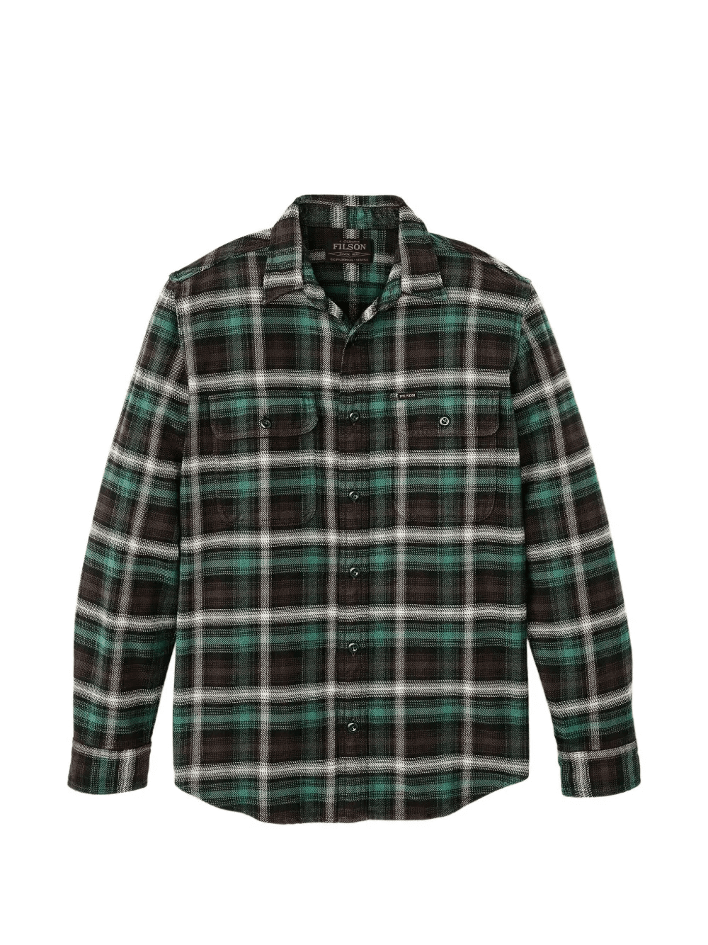 plaid-pattern chest-pocket shirt - Image 1
