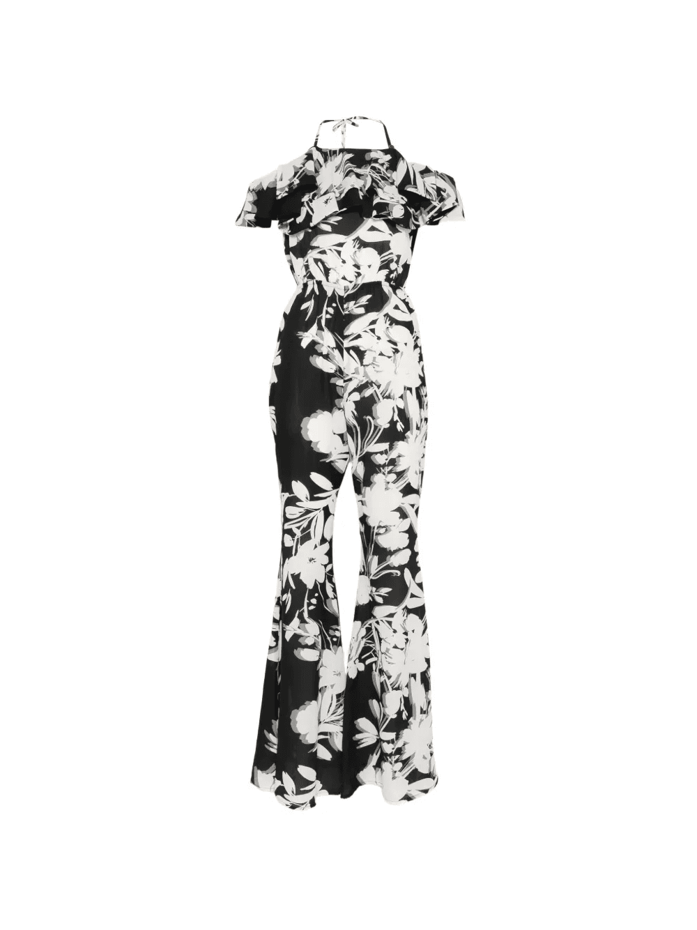 floral ruffled jumpsuit - Image 1