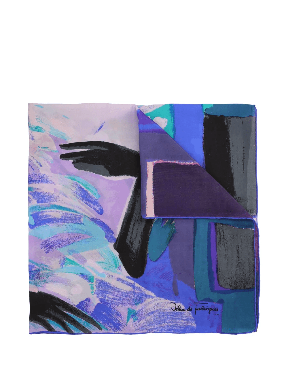 Jehan De Fabregues silk foulard - Image 1