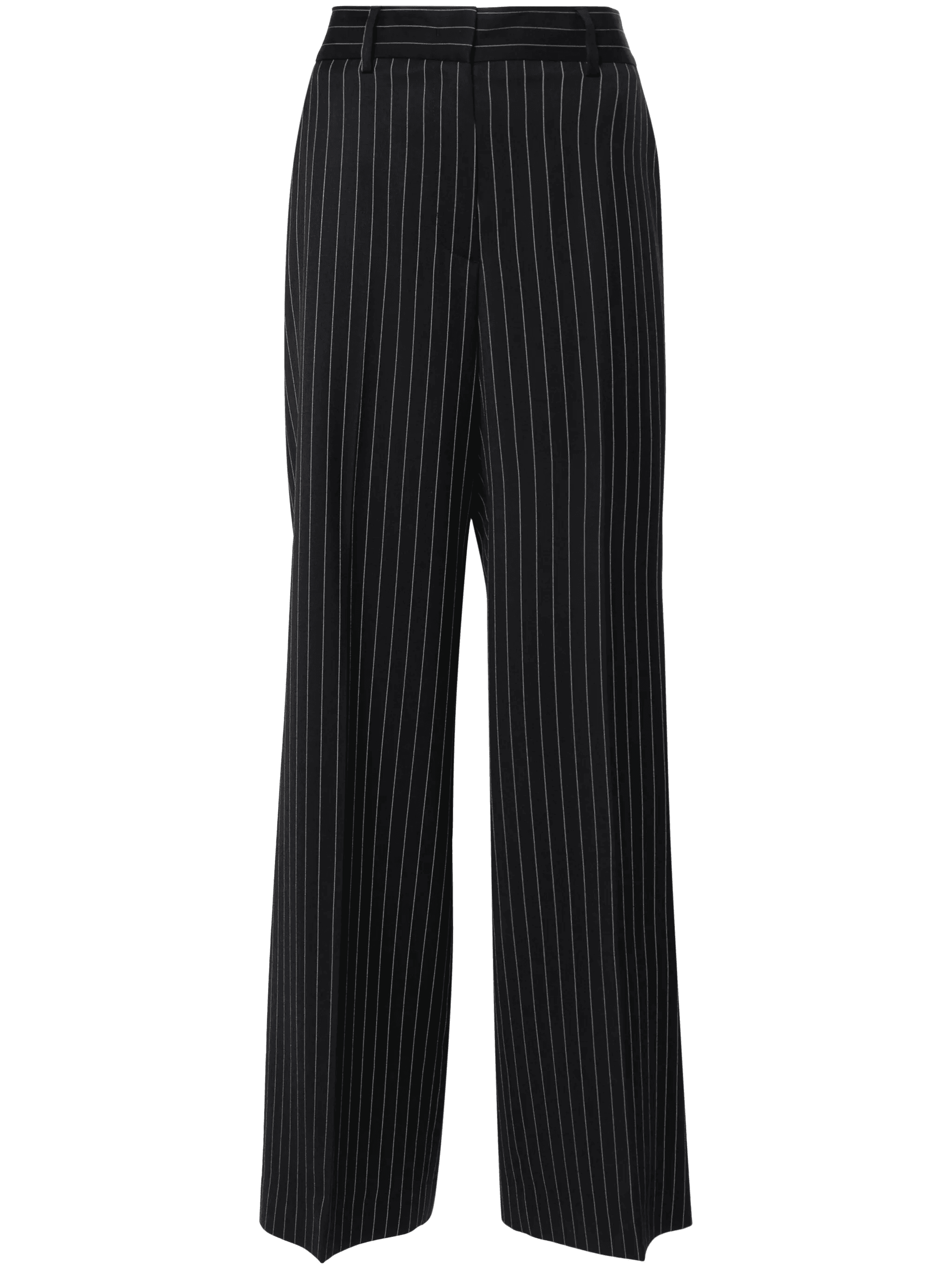 high-waist straight-leg trousers - Image 1