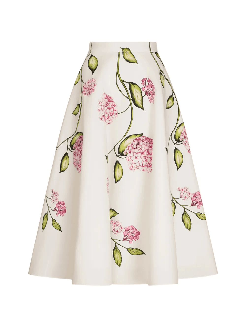 flower-print midi skirt - Image 1