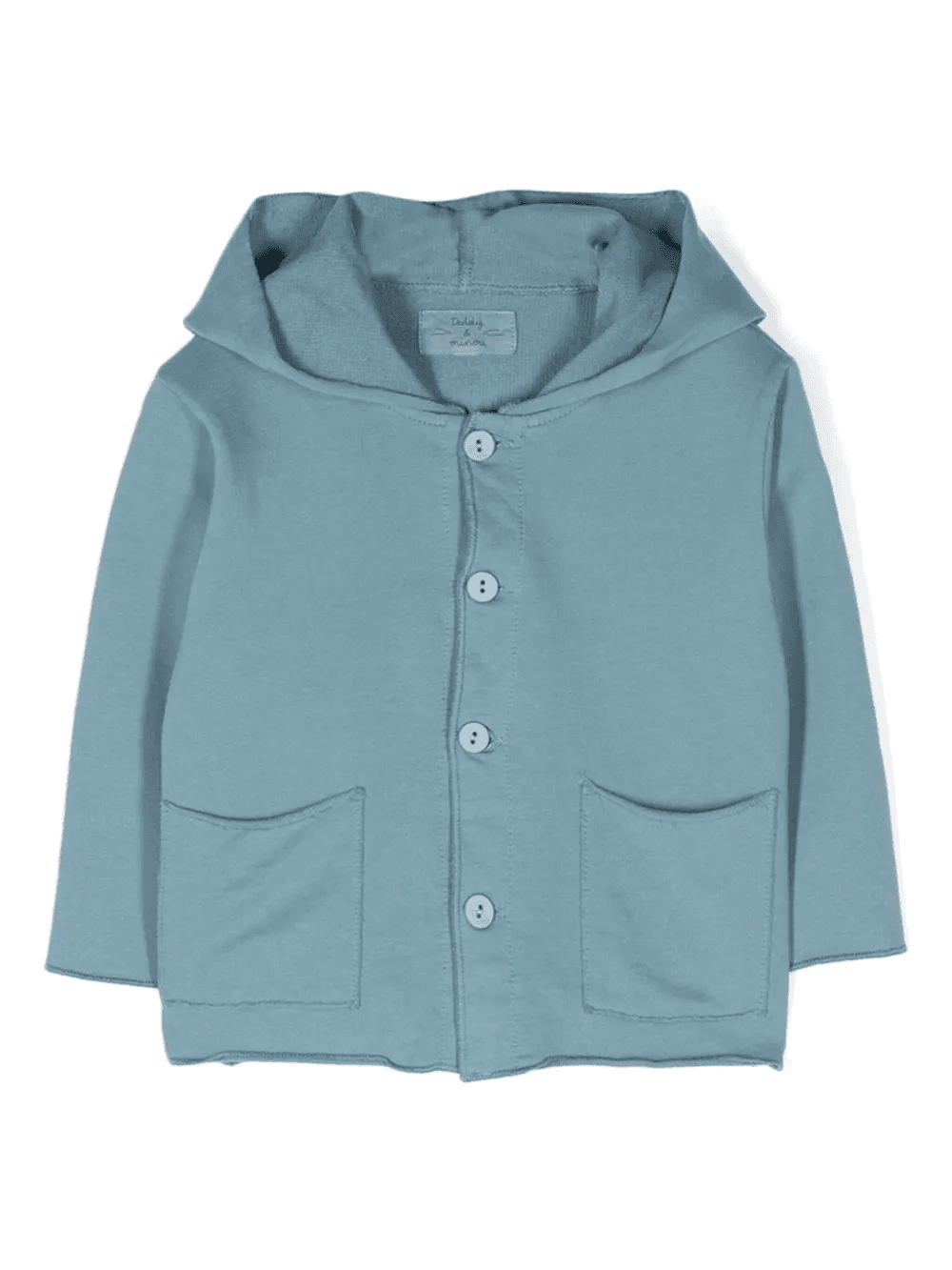 hooded cotton cardigan - Image 1
