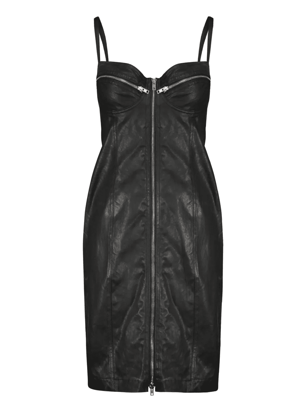 coated mini dress - Image 1