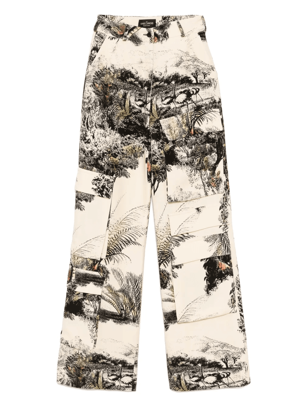 landscape print cargo pants - Image 1