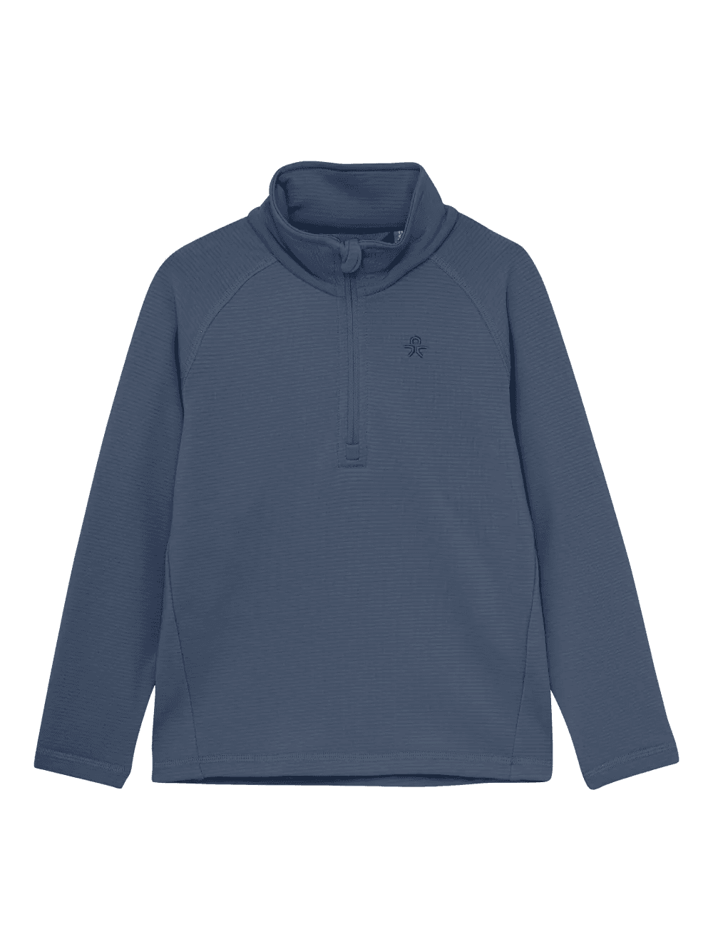 half-zip textured sweatshirt - Image 1